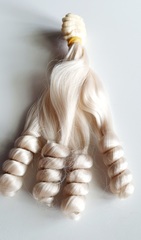 Волосы для кукол, трессы локоны-спираль, 15 см*1 метр.