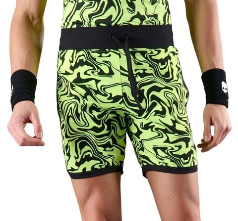 Теннисные шорты Hydrogen Chrome Tech Shorts - fluo yellow