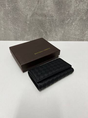 Ключница Bottega Veneta Intrecciato черный