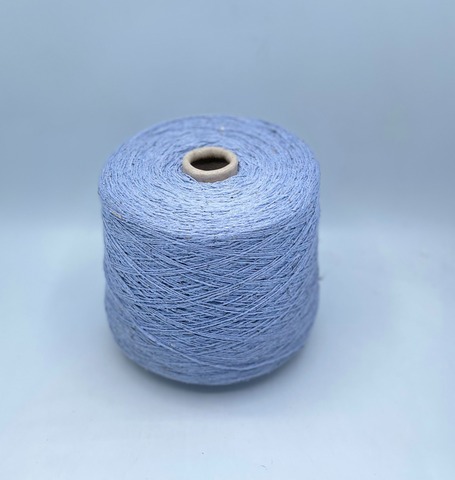 Filati Buratti (пр.Италия),art.Seta bourette, 400м/100гр,100%Буретный шелк ,цвет -Голубой,твидовый, арт.33341