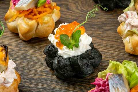 Сет профитролей &quot;Эклер де ля Мер&quot; с морепродуктами, 21 шт.