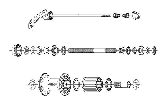 Перебор втулки велосипедного колеса - Ремонт и обслуживание велосипедов ...