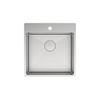 Lemark JANGA 490 9937101 Кухонная мойка прямоугольная из нержавеющей стали цвет: Сталь