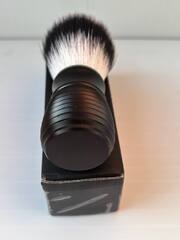 Помазок для бритья металл черный ручка синтетика 003