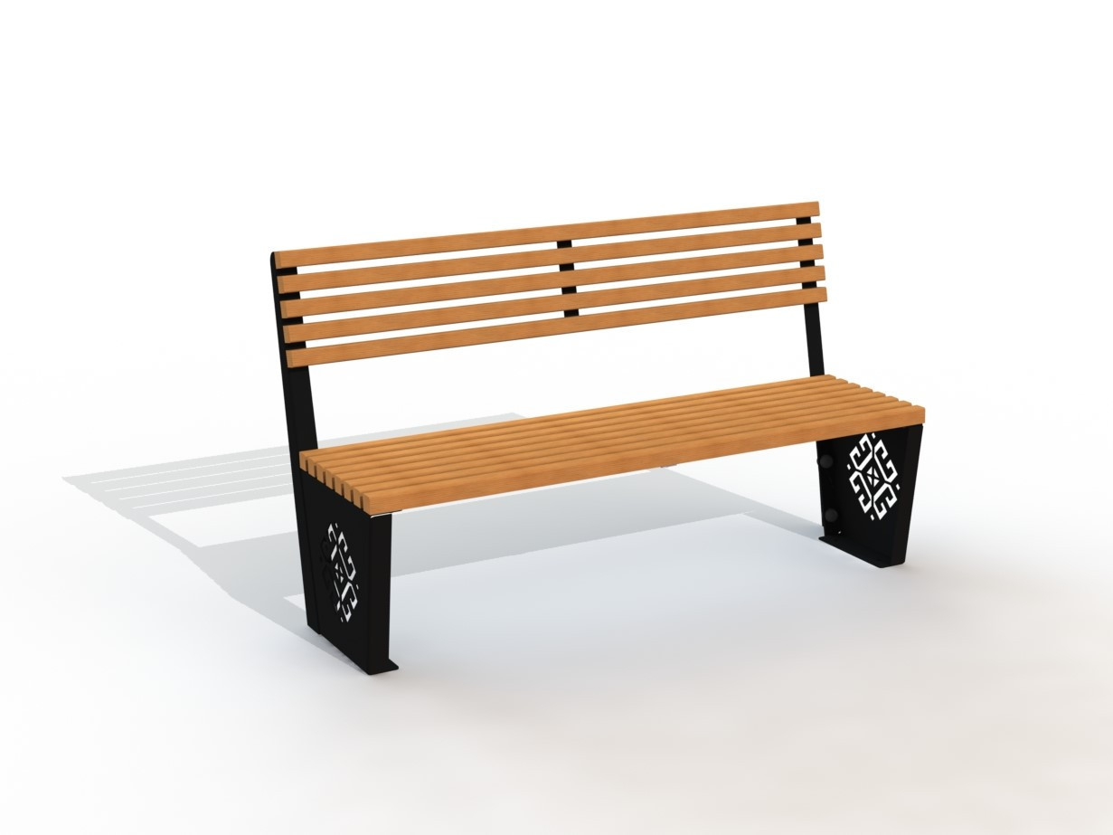 Скамья, тип 6 (со спинкой, с металлическими подлокотниками). Cvref100183. Скамейка парковая м2 (арт. 04 лавочка эконом. Скамейка тип 5.