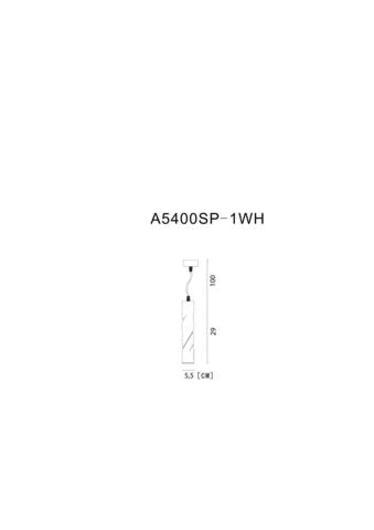 Светильник подвесной Arte Lamp Cassio A5400SP-1WH