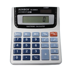 Калькулятор настольный Ronbon 8 Bit, LCD, 12.7*9.8*2.5 см, серый