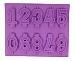 Форма 10 ячеек, 26х21 см "Цифры" (высота 6-7см)