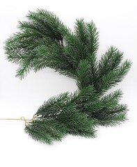 Ветка еловая зелёная 60 см