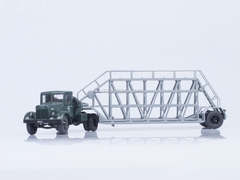 MAZ-200V with semitrailer NAMI-790 green-gray Start Scale Models (SSM) 1:43