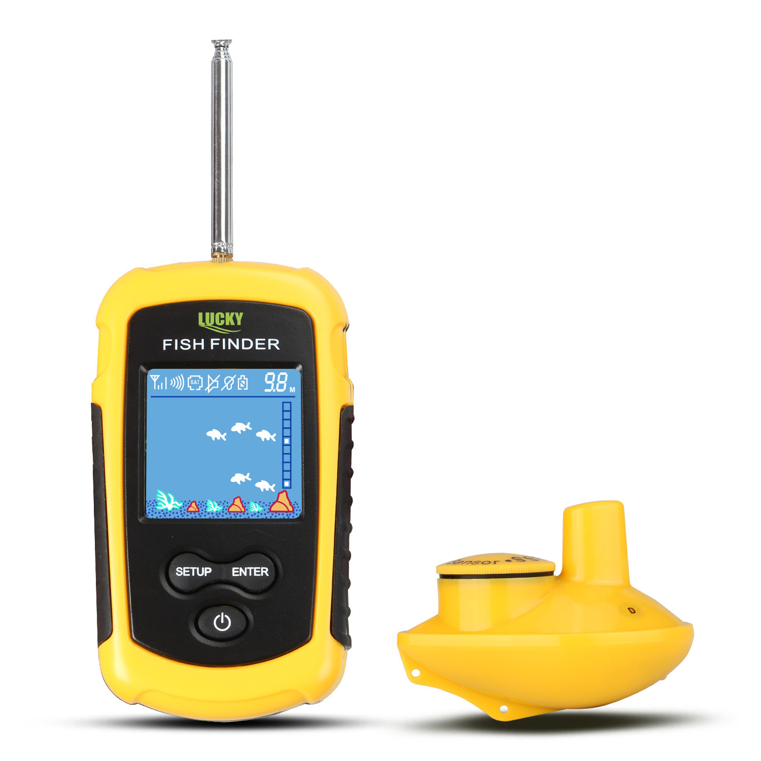 Fishing fish finder. Эхолот Lucky ffc1108-1. Эхолот для зимней рыбалки Lucky. Рыба локатор. Рыбоискатель.