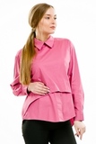 Рубашка для беременных 08922 малиновый