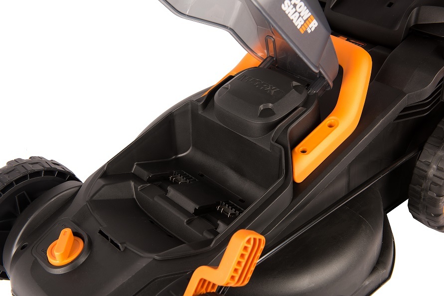 Газонокосилка аккумуляторная WORX WG779E.9, 40В, 34 см; без АКБ и ЗУ