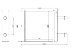 РАДИАТОР ПЕЧКИ MATIZ SAT