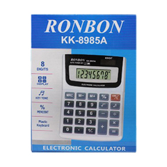 Калькулятор настольный Ronbon 8 Bit, LCD, 12.7*9.8*2.5 см, серый