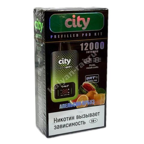 City Energy Pro URT POD Kit - Апельсин Арбуз 12000 затяжек