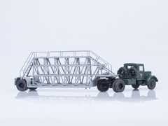 MAZ-200V with semitrailer NAMI-790 green-gray Start Scale Models (SSM) 1:43