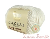 Пряжа Gazzal Baby Cotton XL 3410 молочный