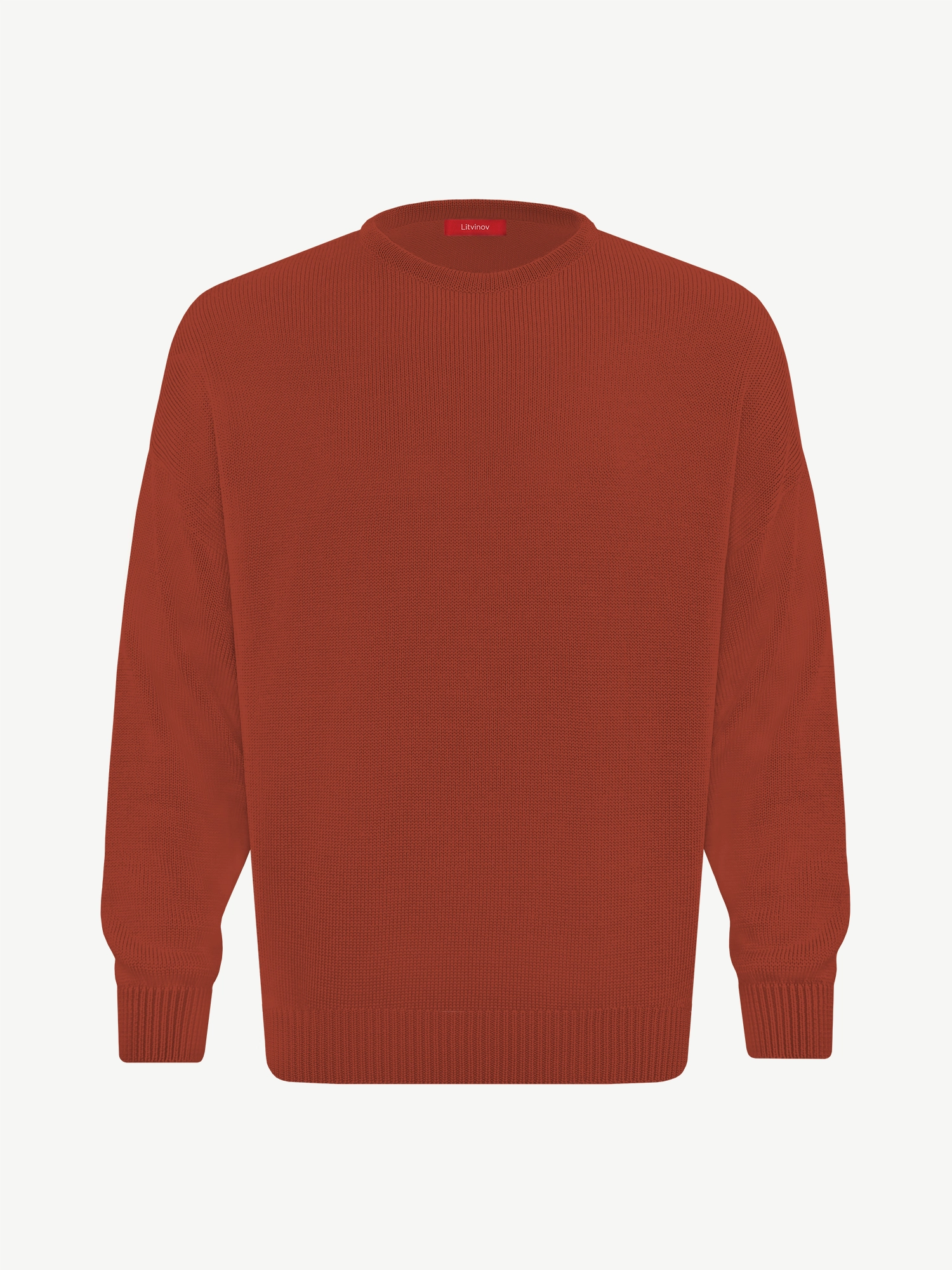 Джемпер оверсайз из экохлопка