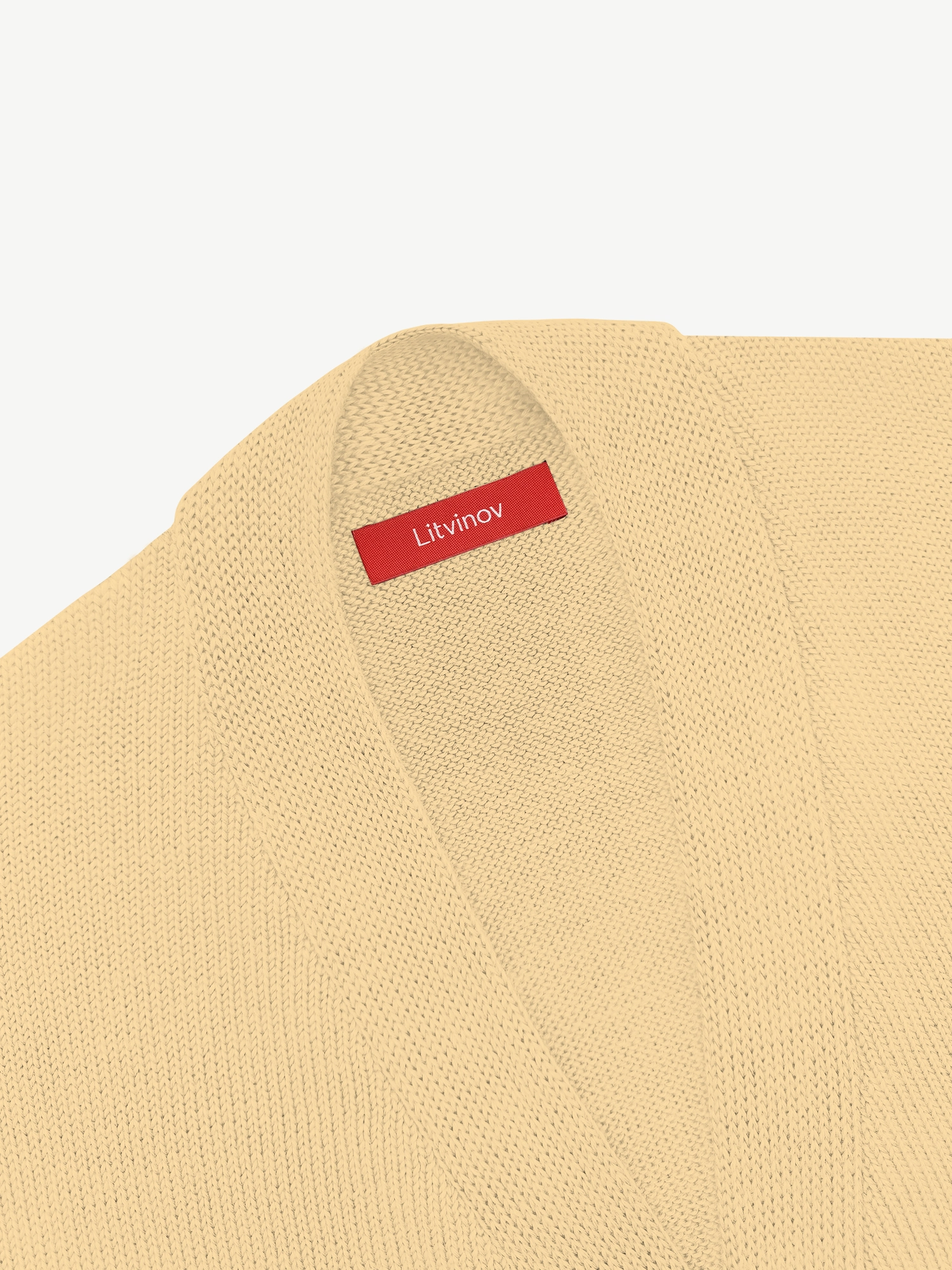 Кардиган с пуговицами из экохлопка