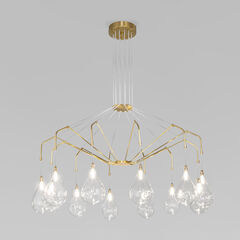 Умная подвесная люстра со стеклянными плафонами 201002/12