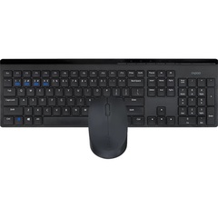 Комплект клавиатура и мышь RAPOO беспроводная 8110M, черный
