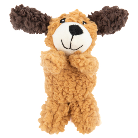 AROMADOG игрушка для собак Собачка мягкая 15 см с пищалкой, рыжая