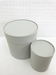 Цилиндр одиночный с завальцовкой, Пепельно-серый, 16*16 см, 1 шт.