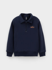 джемпер  для мальчика  КР 302798/глубокий синий к620