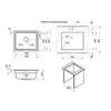 GRANULA 5501iU, ШВАРЦ Кухонная мойка кварц