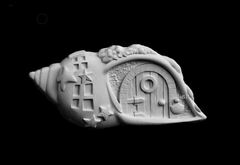 Силиконовый молд № 418 Домик ракушка № 1 серия домики для гномов и фей)