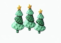 Силиконовый молд Елочки