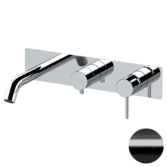 Remer X54D3WBCFP Смеситель для ванны Remer X Style X54D3WBCFP, черный брашированный хром фото