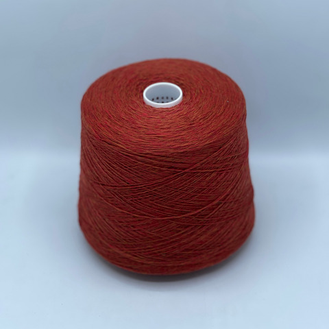 Zegna Baruffa, Fiammato, 2/14 700м, 100%Меринос, Терракотово-горчичный(157/22/54) арт.37906