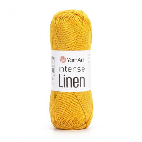 Пряжа YarnArt Intense Linen 4117 шафран