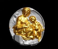 Силиконовый молд № 590 Мадонна ( Тондо Питти»)