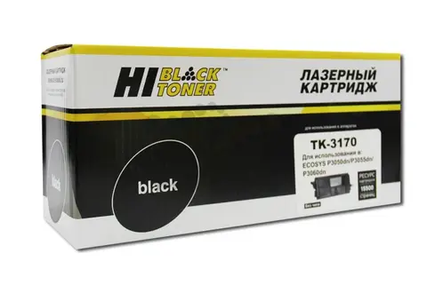 Тонер-картридж Hi-Black (HB-TK-3170) для Kyocera P3050dn/P3055dn/P3060dn, 15,5K, б/ч