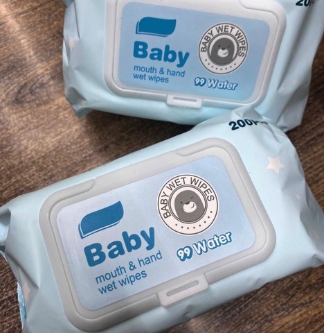 Baby Детские влажные салфетки 200шт, 0+
