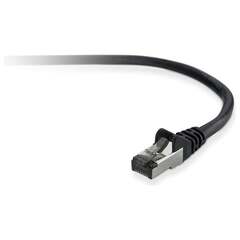 Кабель сетевой Belkin Cat6 Networking RJ-45-RJ-45 Cable, 15м, черный