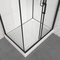 Душевая кабина Triton Рич-Блэк правая 120*90
