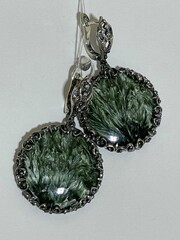 Авелия (серьги из серебра)