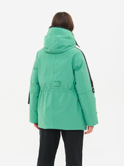 Женская горнолыжная куртка BATEBEILE зелёного цвета