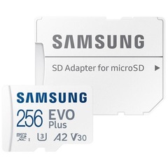 Карта памяти microSDXC 256GB SAMSUNG EVO PLUS Class 10