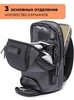 Картинка рюкзак однолямочный Bange BG-7082 Grey - 7