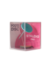 Диск педикюрный пластиковый PODODISC STALEKS PRO М в комплекте с сменным файлом 180 грит 5 шт (20 мм)