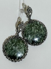 Авелия (серьги из серебра)