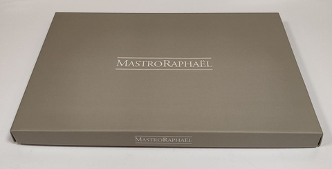 Постельное белье 2 спальное евро Mastro Raphael Regent 8 blue синее