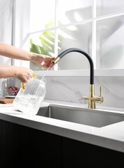 Смеситель для кухни с подключением к фильтру с питьевой водой Lemark Comfort - LM3075B