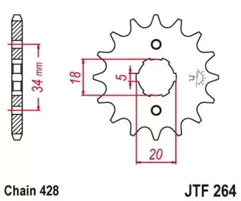 Звезда ведущая JTF264 14