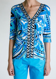 Топ из вискозы EMILIO PUCCI